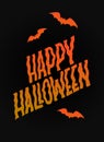 Creative Halloween banner, poster design