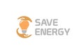 Creative Hands Protect Bulb Lamp Idea Save Energy Logo
