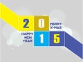 Creative Happy New Year 2015 Background.