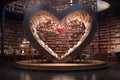 Creative HeartShaped Book Displays in Libraries