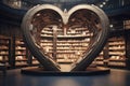 Creative HeartShaped Book Displays in Libraries