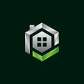 Creative hexagon Real Estate logo