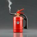 Fire Extinguisher Coffee Mug Steaming Royalty Free Stock Photo