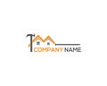 Creative Home Construction Logo Design.