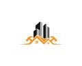 Creative Home Construction Logo Design.