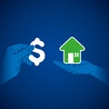 Creative home finance concept