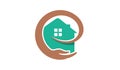 Creative Household Hand Caring Logo