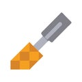 Creative Brick Cutter Icon Design Royalty Free Stock Photo