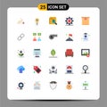 25 Creative Icons Modern Signs and Symbols of gear, programming interface, light, html, page search