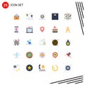 25 Creative Icons Modern Signs and Symbols of lab, user, color, person, man