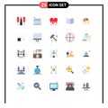25 Creative Icons Modern Signs and Symbols of layout, book, study, open, love