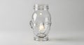 Creative Idea Concept with a Glowing Light Bulb Inside a Glass Head Jar Royalty Free Stock Photo