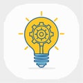 Creative Idea Development Process Icon Royalty Free Stock Photo