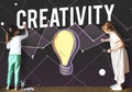 Creative Ideas Design Imagination Innovation Concept Royalty Free Stock Photo