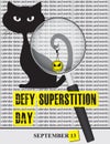 Defy Superstition Day Royalty Free Stock Photo