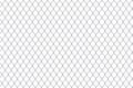 Creative illustration of chain link fence wire mesh steel metal isolated on background. Art design gate made. Prison barrier, Royalty Free Stock Photo