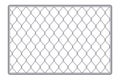 Creative illustration of chain link fence wire mesh steel metal isolated on transparent background. Art design gate made. P Royalty Free Stock Photo