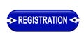 Illustration of solution registration button with colourful design