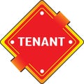 Illustration of solution tenant button with colourful design