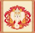 Creative illustration of Hindu Lord Ganesha