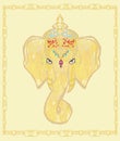 Creative illustration of Hindu Lord Ganesha