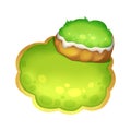 Creative Illustration and Innovative Art: Cute Green Island.