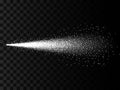 Creative illustration of water spray mist isolated on transparent background. Art design 3d cloud of atomizer. Trigger spra Royalty Free Stock Photo
