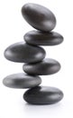 Creative image - pyramid of balancing spa stones