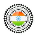 Creative indian flag design