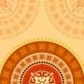 Creative indian ornament background