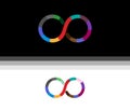 Creative Infinity Symbol Logo Design Illustration