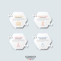 Creative infographic design template Royalty Free Stock Photo