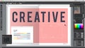 Creative Interface Program Computer Concept