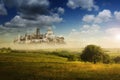 Creative landscape of Belgrade Royalty Free Stock Photo