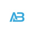 this is creative latter AB logo design