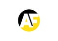 this is creative latter AF logo design