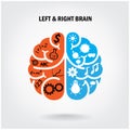 Creative left brain and right brain