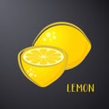 Creative lemon illustration