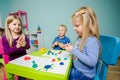 creative lesson with use plasticine for preschoolers Royalty Free Stock Photo