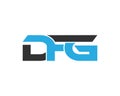 Creative Letter DFG Logo Icon Design Concept Royalty Free Stock Photo