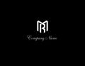 CREATIVE LETTER M R LOGO DESIGN