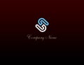 CREATIVE LETTER S HLOGO DESIGN FOR COMPANY