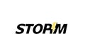 Creative Letter Storm Text Symbol Design Illustration