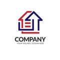 Creative linear Real Estate logo