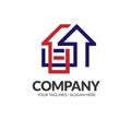 Creative linear Real Estate logo