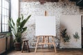 A Creative Loft Space Offering a Blank Canvas Perfectly Suited for Design Presentations Royalty Free Stock Photo