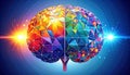 Creative and Logical Brain Hemispheres Concept Royalty Free Stock Photo