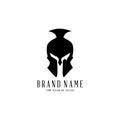 Logo design concept warrior vector template Royalty Free Stock Photo