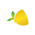 Creative lemon logo design illustration fruit