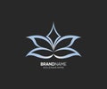 The Creative lotus logo design vector template